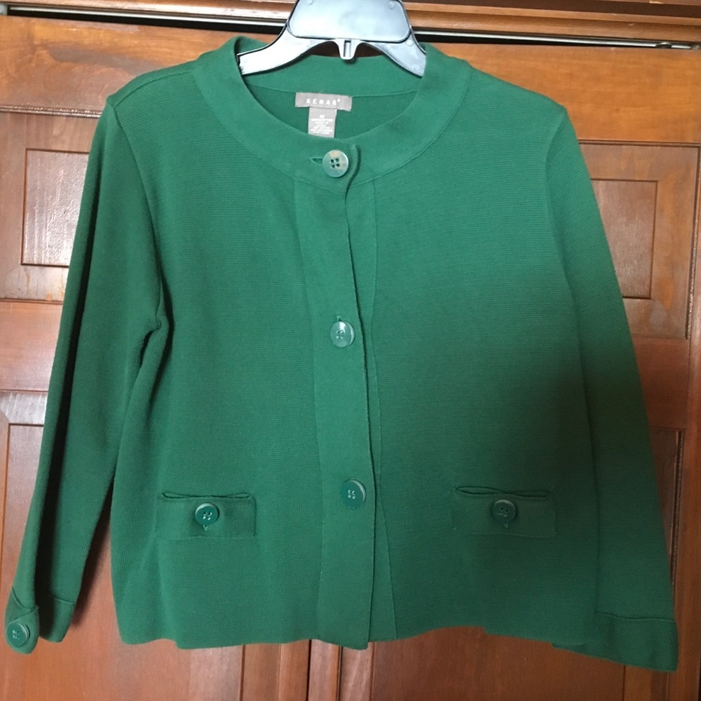 🔖Price Drop🔖Emerald Green Sweater Jacket - Picture 2 of 5